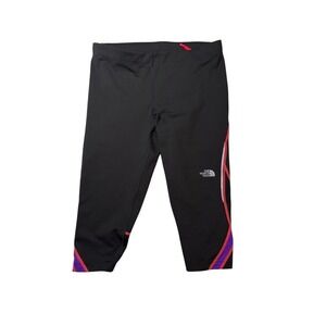 The North Face Women's GTD Capri Tights Leggings LARGE Reflective Flash Dry